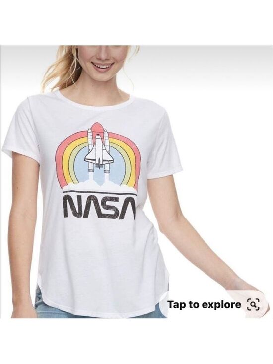 AWAKE Tops - NEW NASA Space Shuttle Graphic Short Sleeve Tee (NWOT)